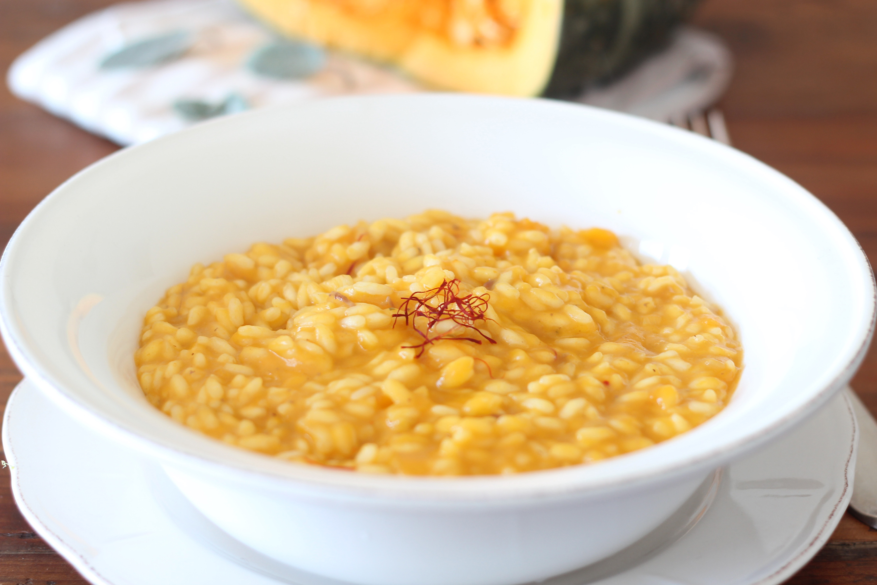 Risotto zucca e zafferano cucinaecantina